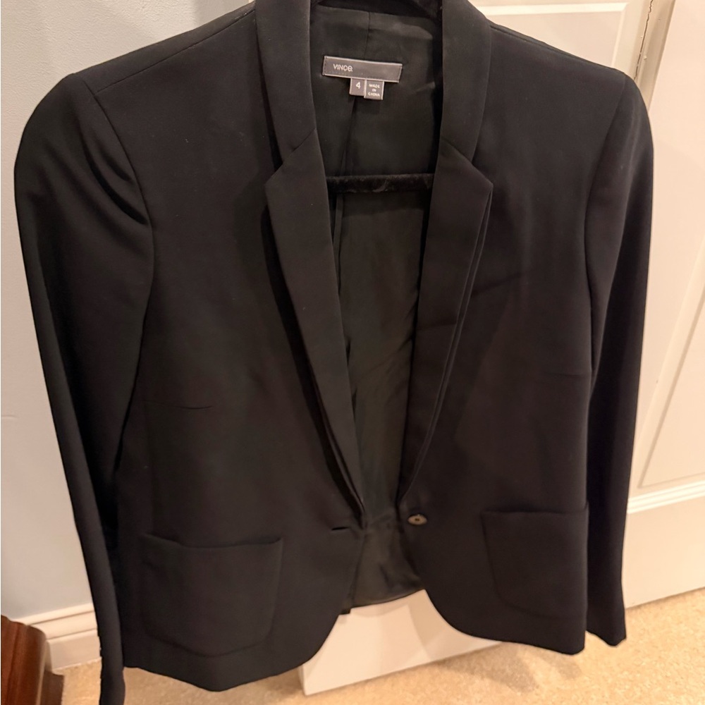 Vince Classic Black Jacket